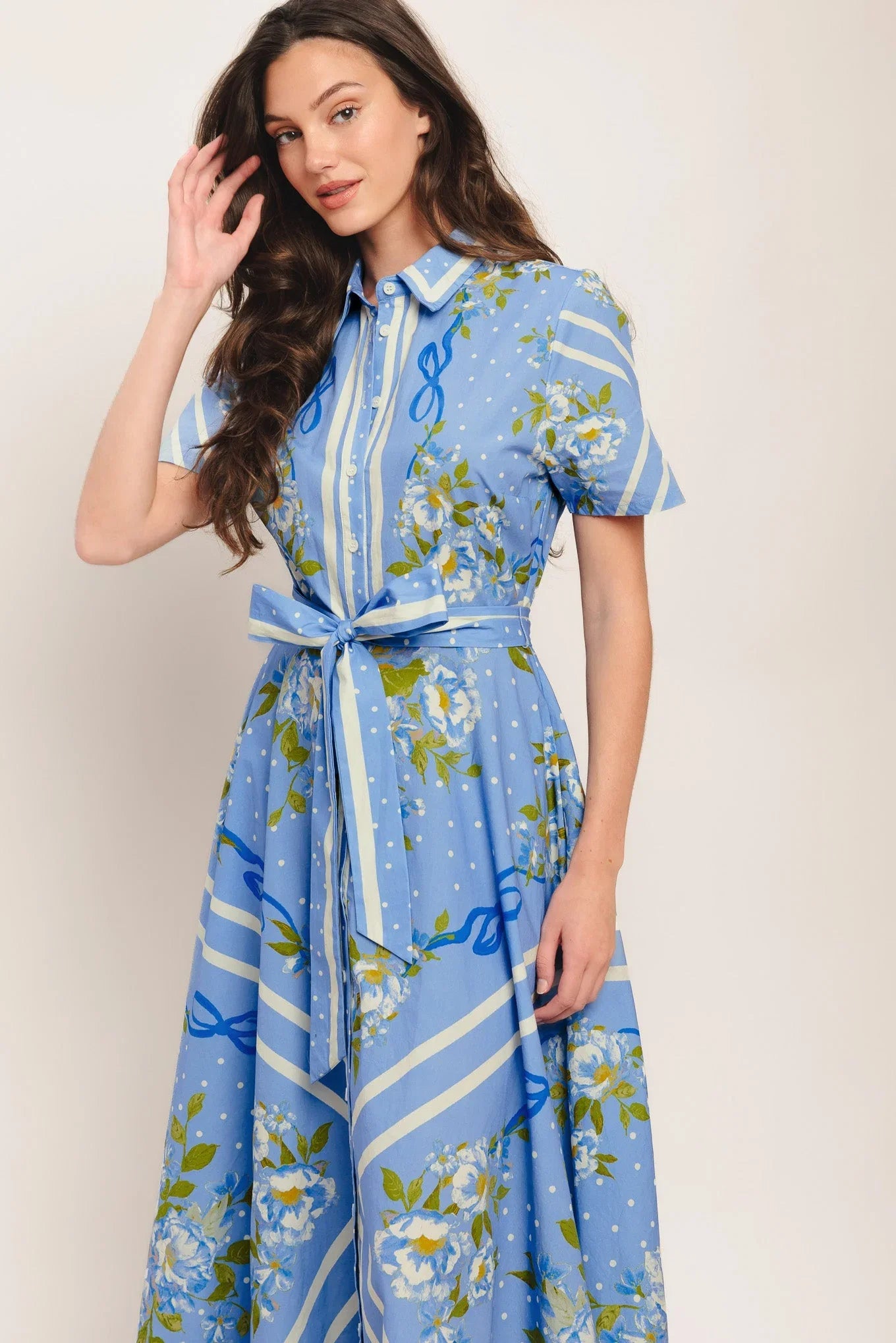 SWEET SOPHISTICATE SHORT SLEEVE MIDI DRESS