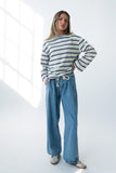 Becky Wide Leg Jeans in Denim
