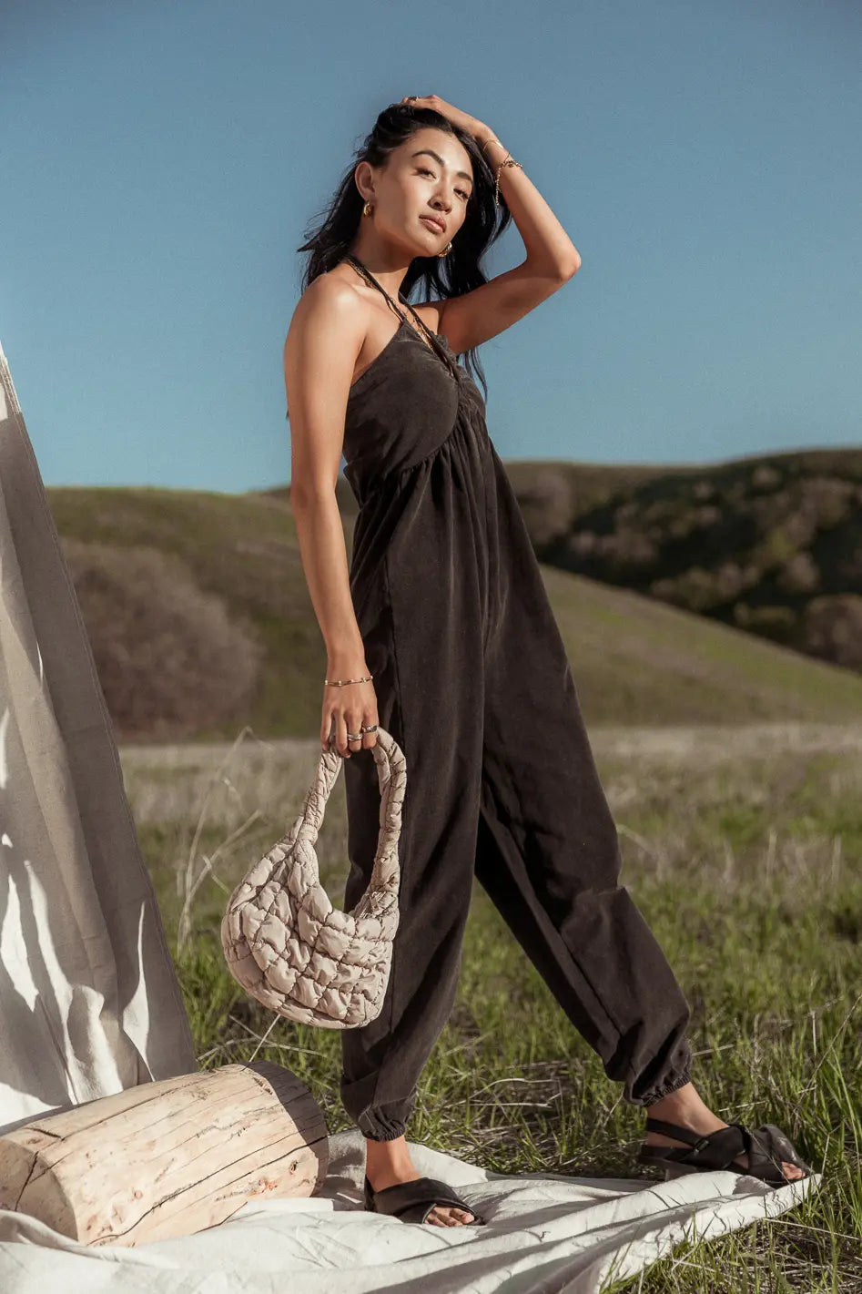 Trixie Jumpsuit in Black FINAL SALE