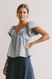 Tierra Denim Blouse FINAL SALE
