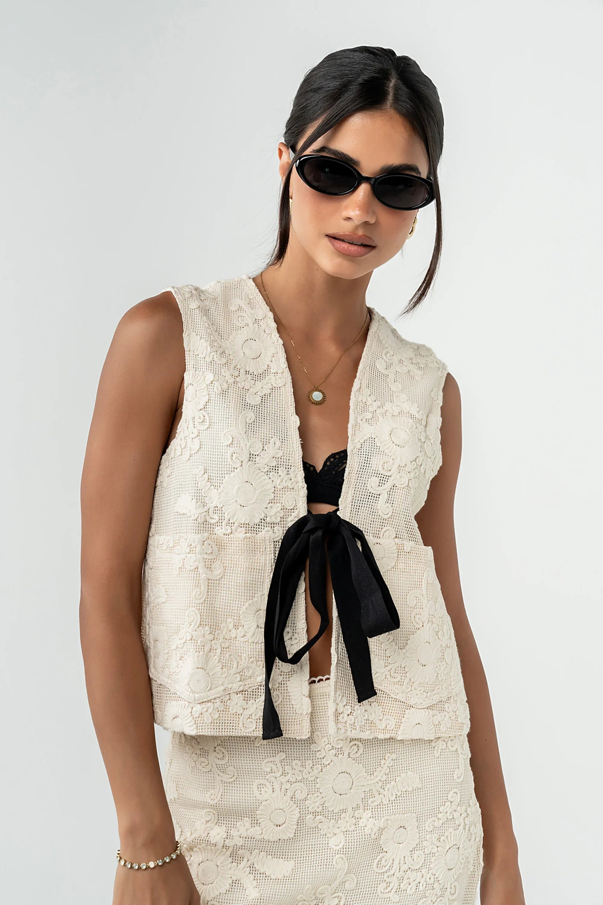 Justin Crochet Vest