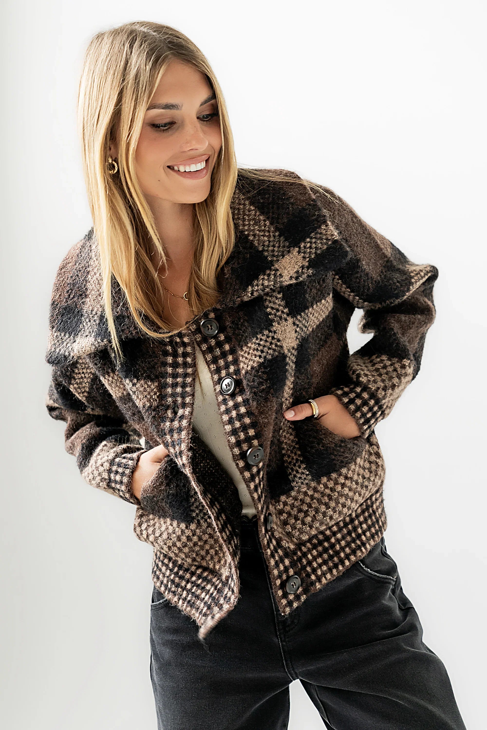 Janelle Plaid Jacket