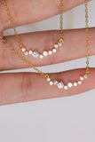 Smile Diamond Pendant Necklace