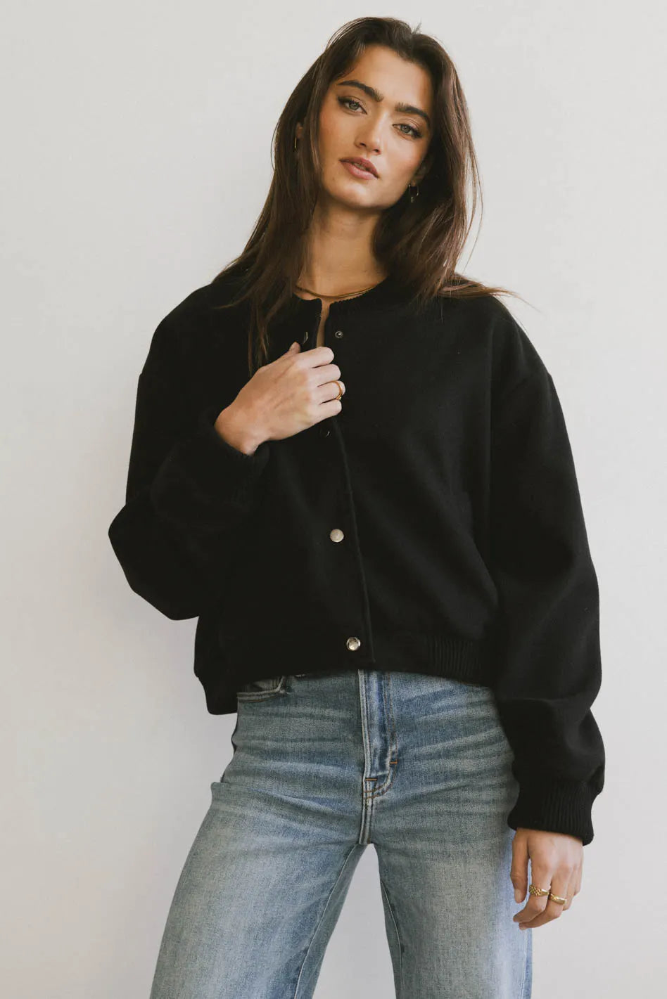 Molly Bomber Jacket in Black FINAL SALE