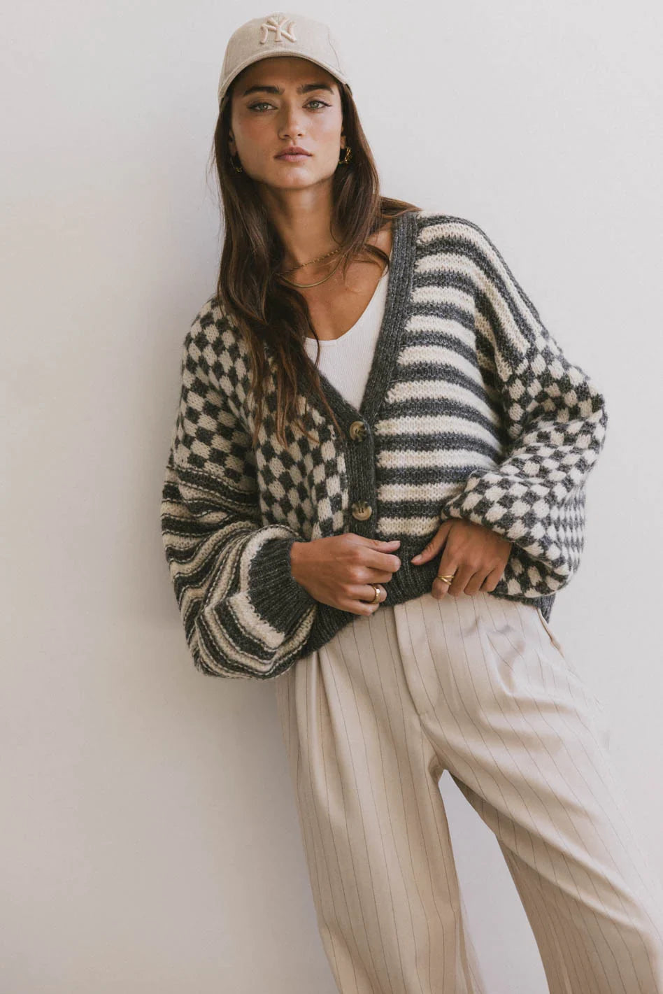 Janey Cardigan in Charcoal FINAL SALE