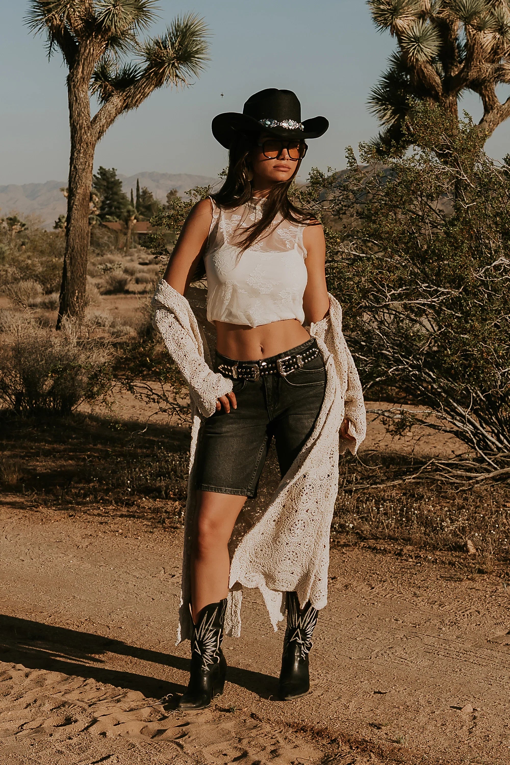 Kaydence Bermuda Shorts in Washed Black