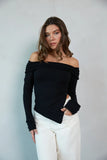 Kate Asymmetrical Sweater Top