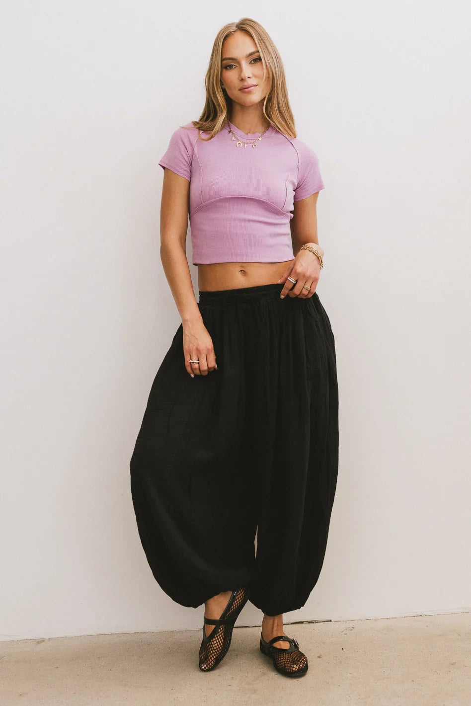 Jalen Loose Joggers in Black FINAL SALE