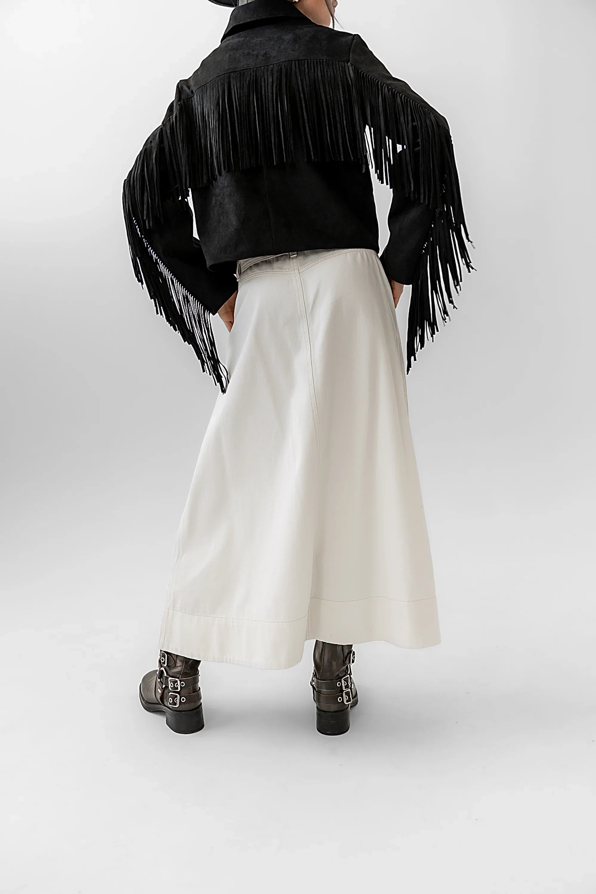 Eddie Denim Maxi Skirt FINAL SALE