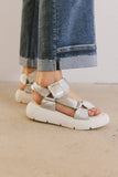 Seychelles Light Up Platform Sandals in Silver FINAL SALE