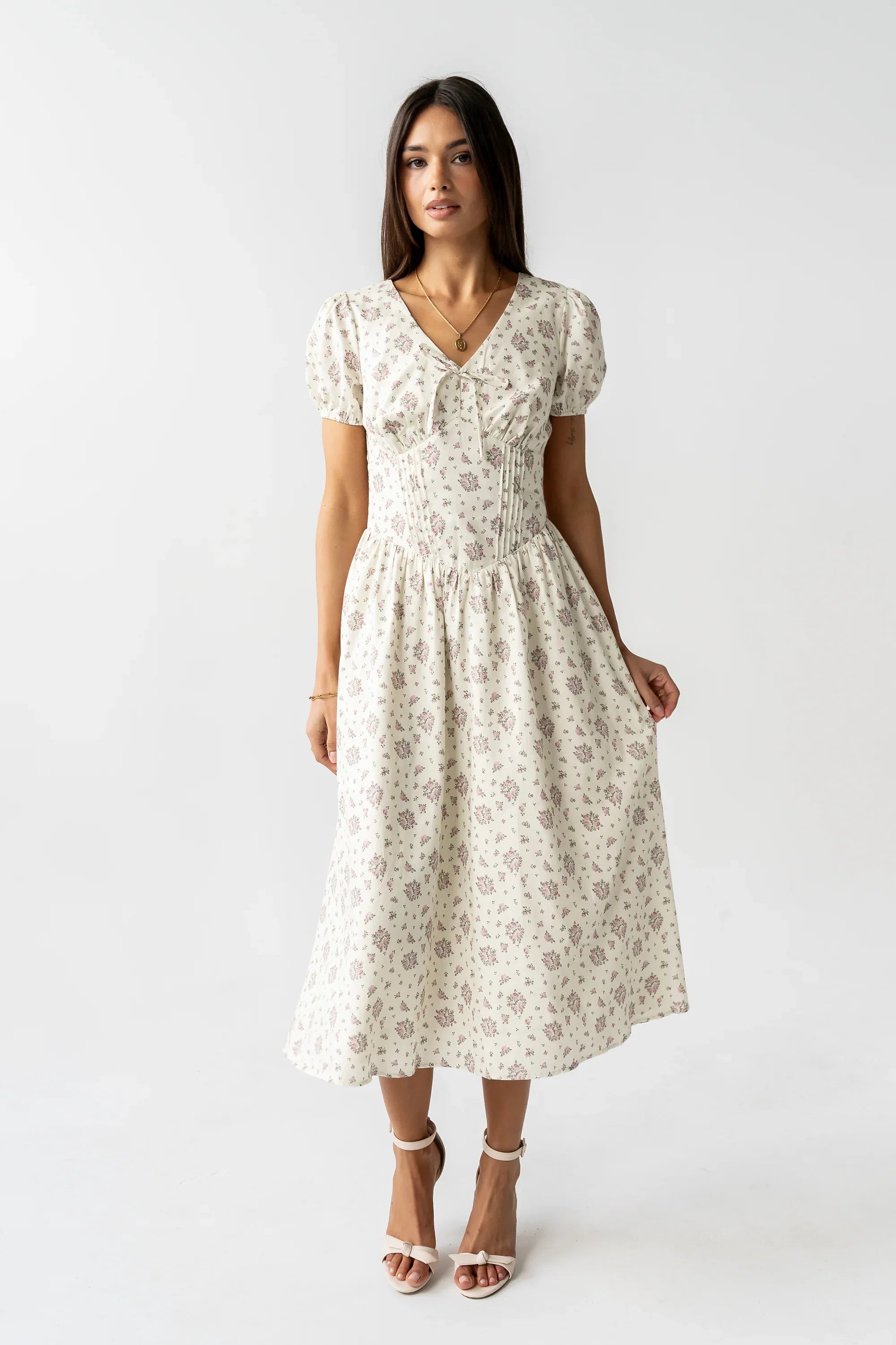Trish Floral Midi Dress