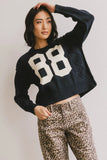 Jersey Cable Knit Sweater FINAL SALE