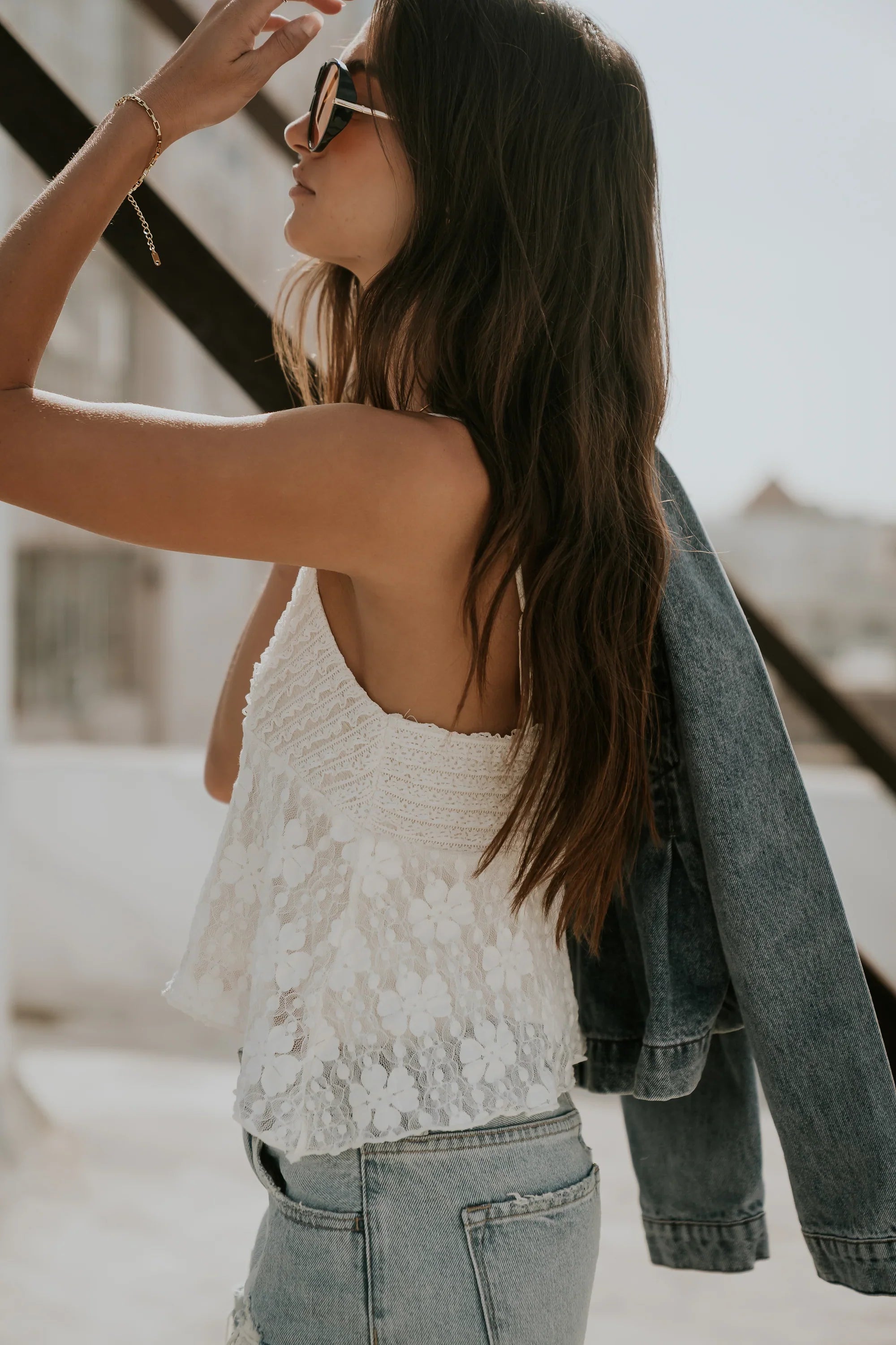 Jasmine Lace Tank Top