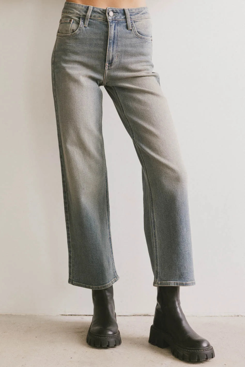 Reva Straight Leg Jeans in Medium Wash FINAL SALE