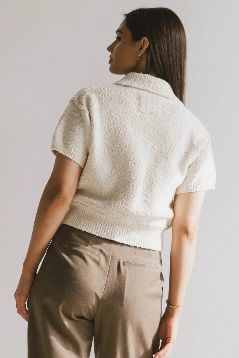 Hayes Knit Cardigan in Cream FINAL SALE