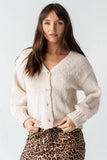 Markie Knit Cardigan in Cream