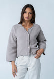 Carlie Knit Cardigan in Taupe
