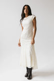 Kameron Lace Maxi Dress in Cream