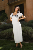 Quincy Lace Trim Midi Dress
