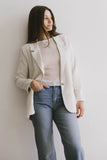 Crystal Blazer in Cream FINAL SALE