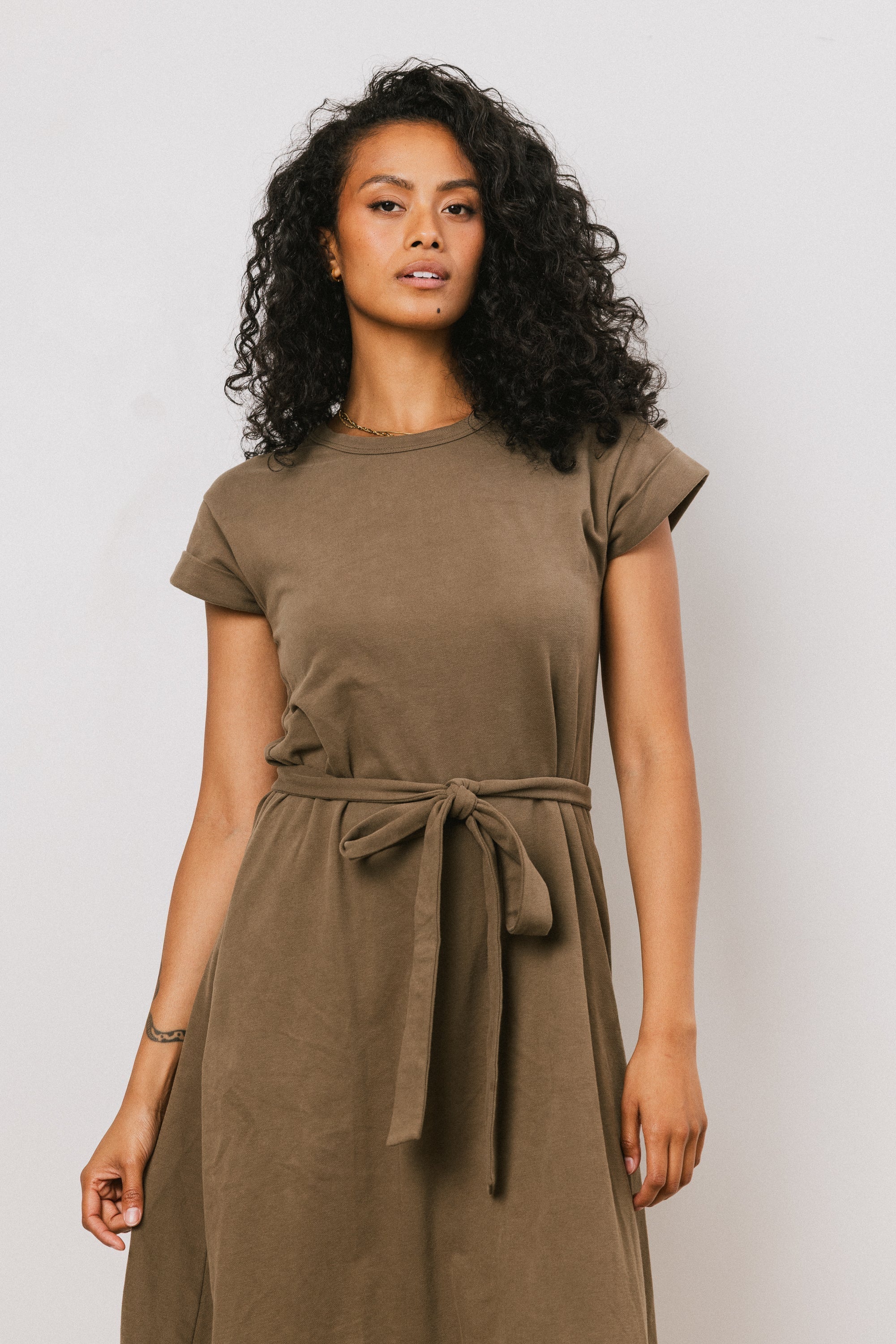 Saxton Maxi Dress in Olive FINAL SALE