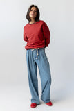 Becky Wide Leg Jeans in Denim
