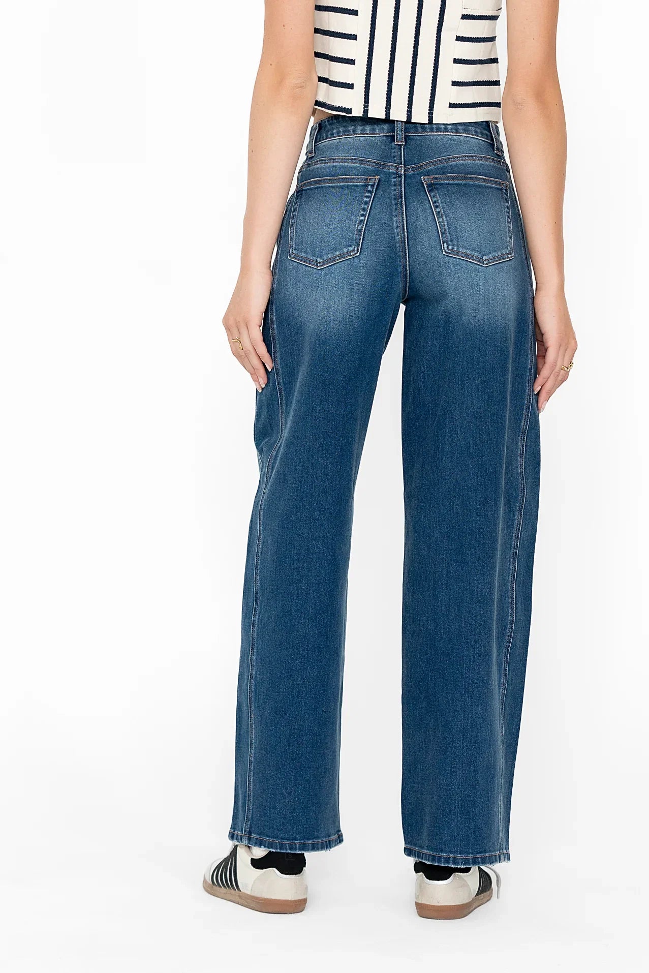 Eden Baggy Jeans in Dark Wash FINAL SALE