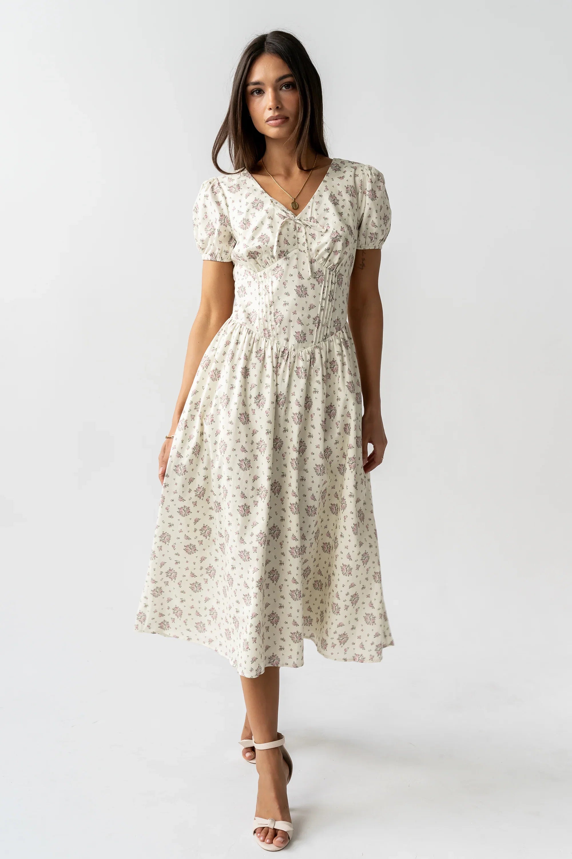 Trish Floral Midi Dress
