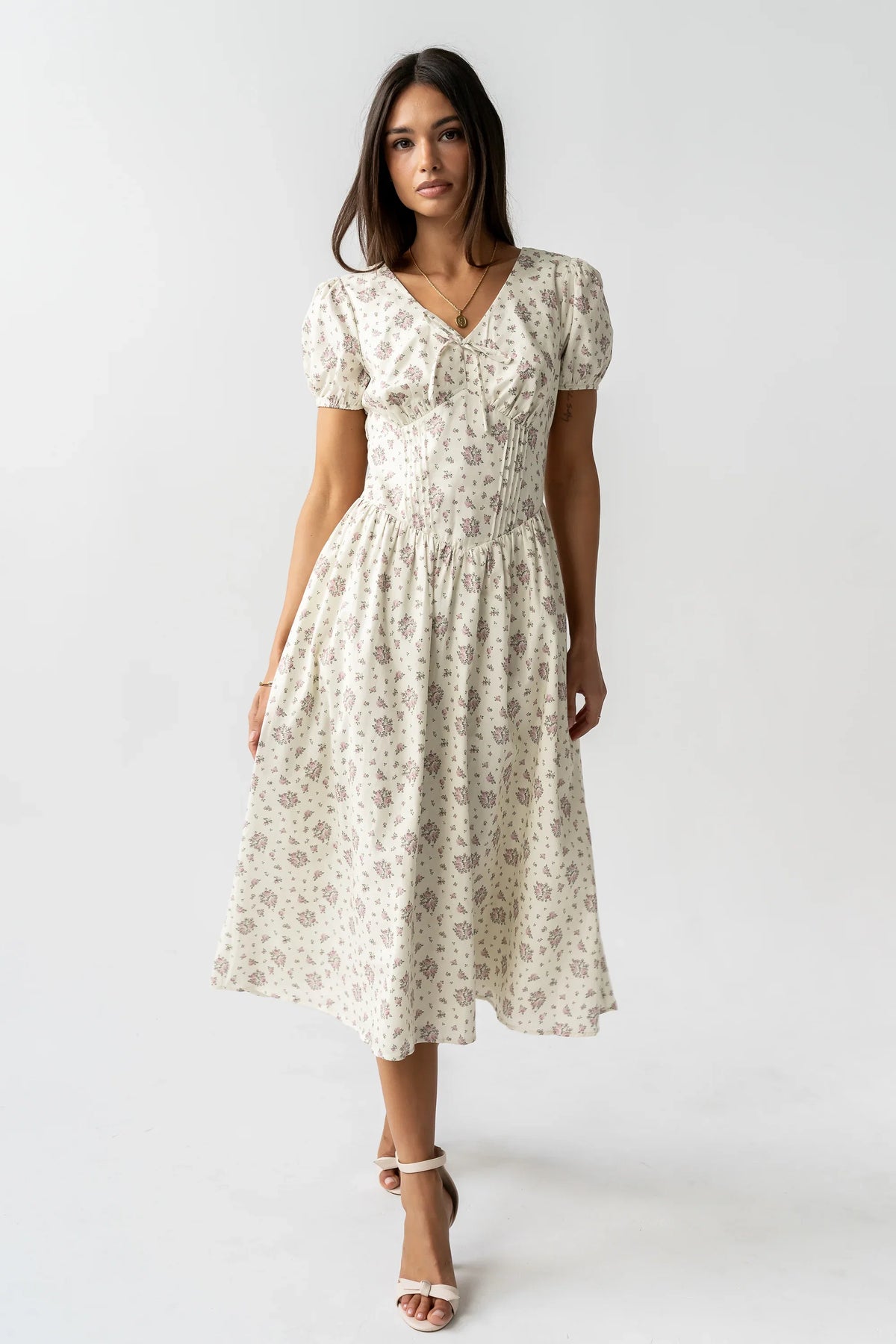 Trish Floral Midi Dress