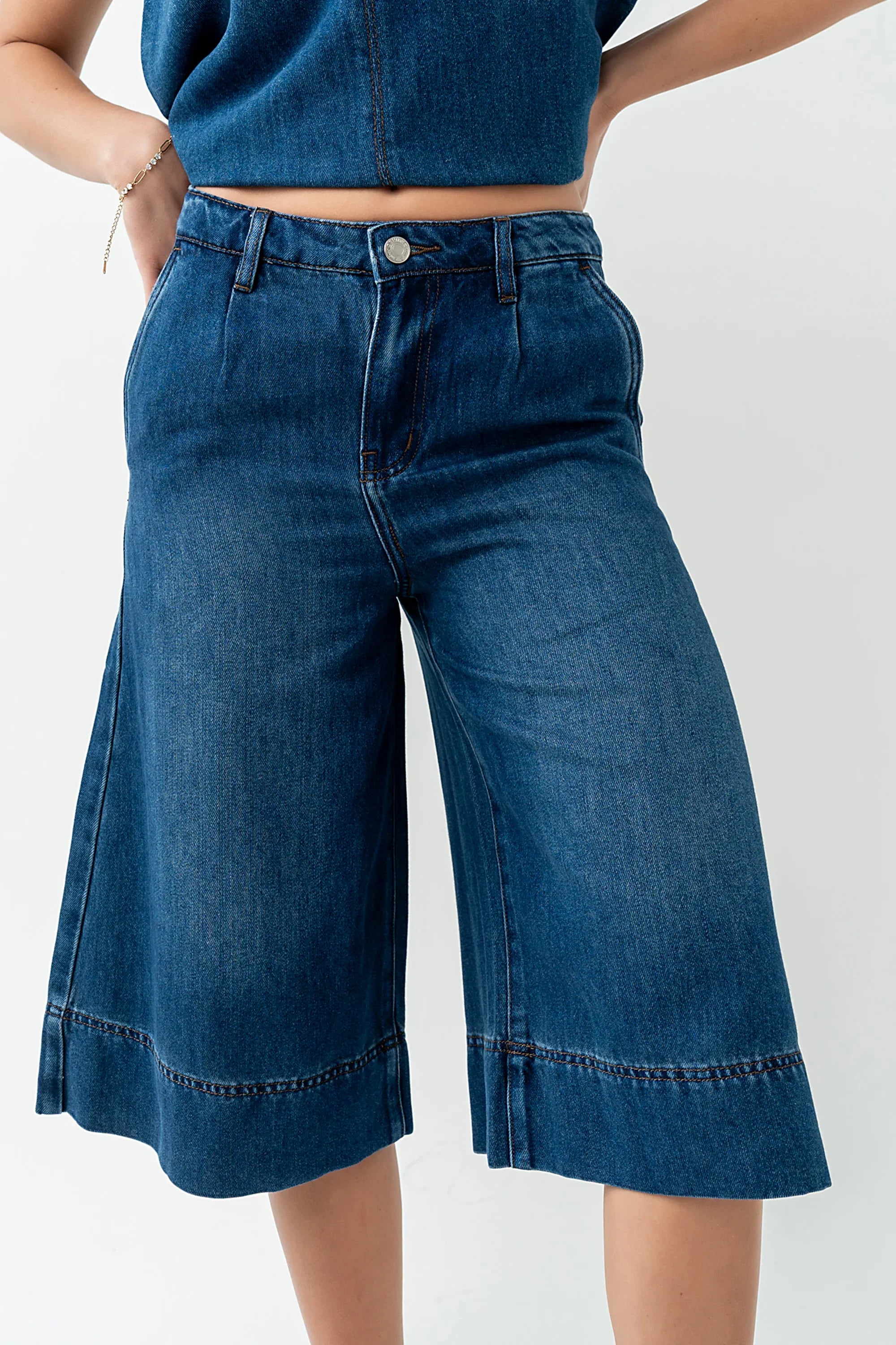 Alix Denim Culottes