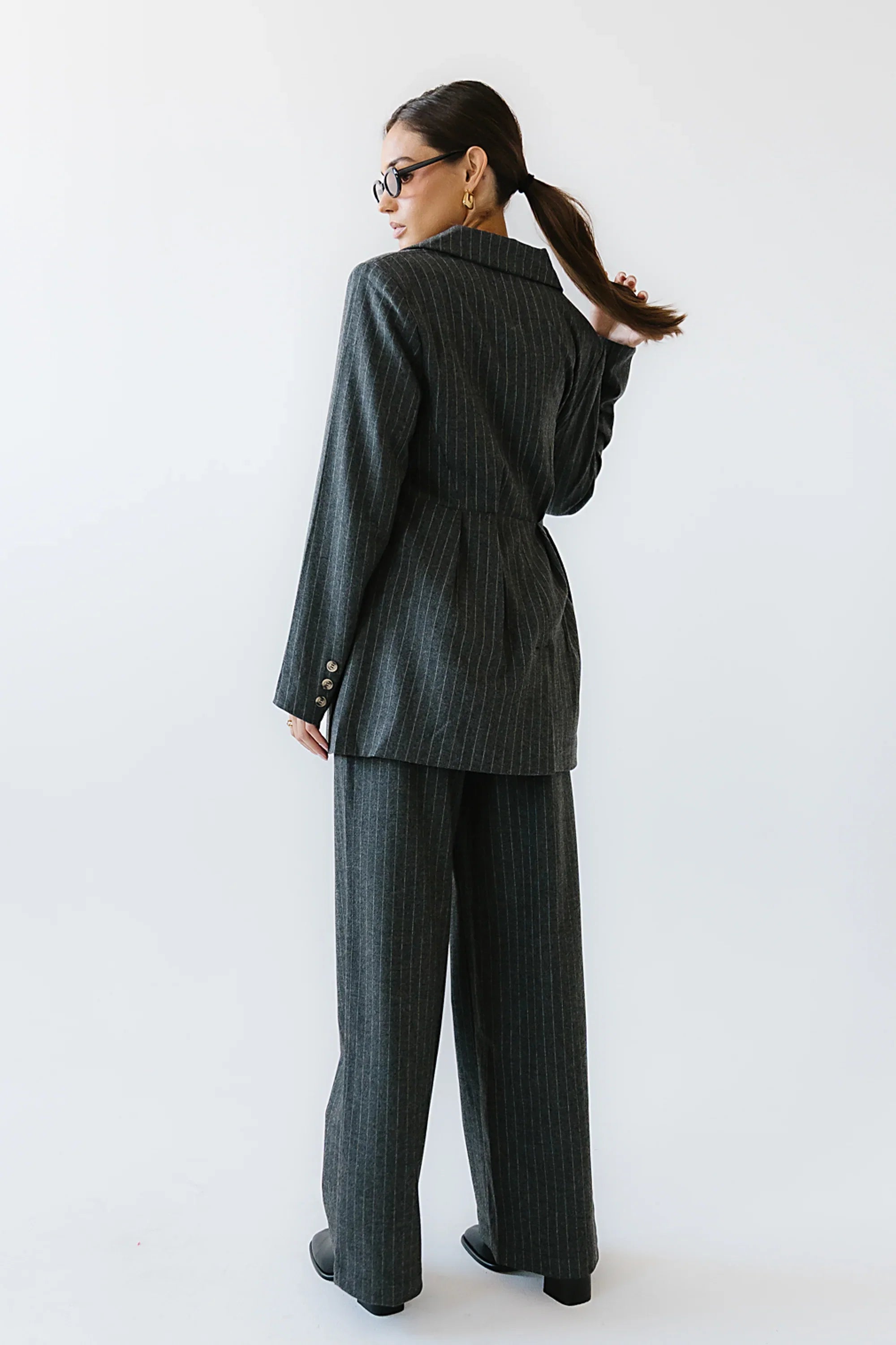 Joey Pinstripe Baggy Pants