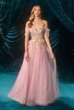 A1479 Blooming Beaded Ball Gown Andrea Leo