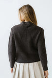 Bostyn Knit Sweater in Brown FINAL SALE