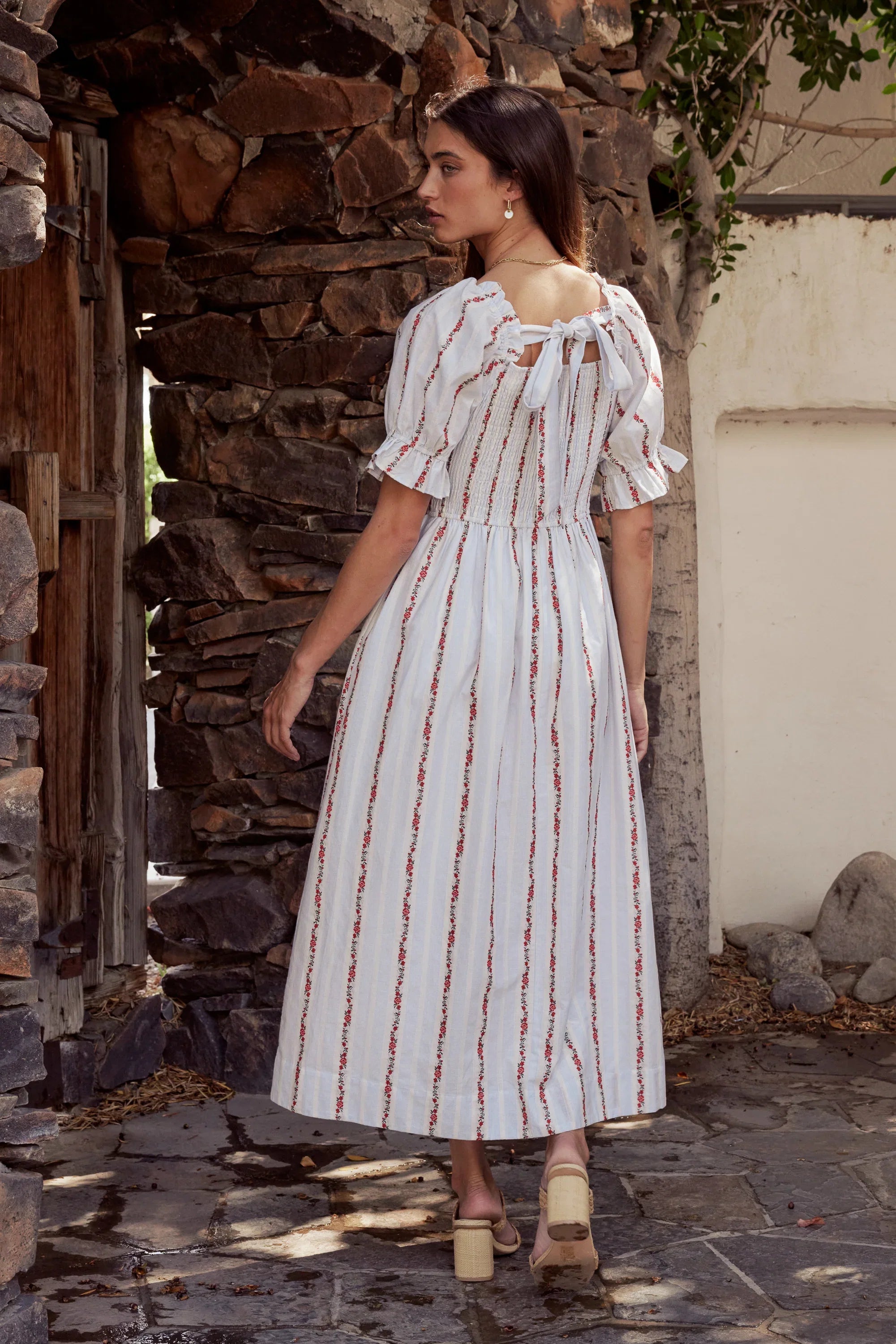 Effie Embroidered Midi Dress FINAL SALE