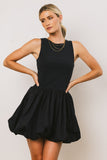 Nila Bubble Mini Dress in Navy FINAL SALE