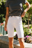 Miley Bermuda Shorts in White FINAL SALE