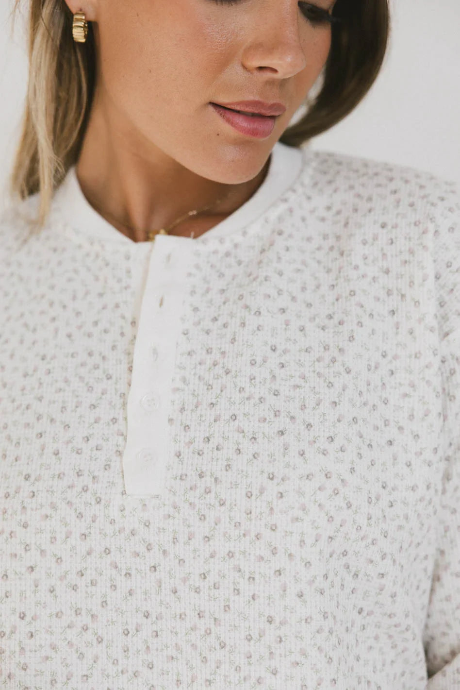 Talithia Floral Knit Top FINAL SALE