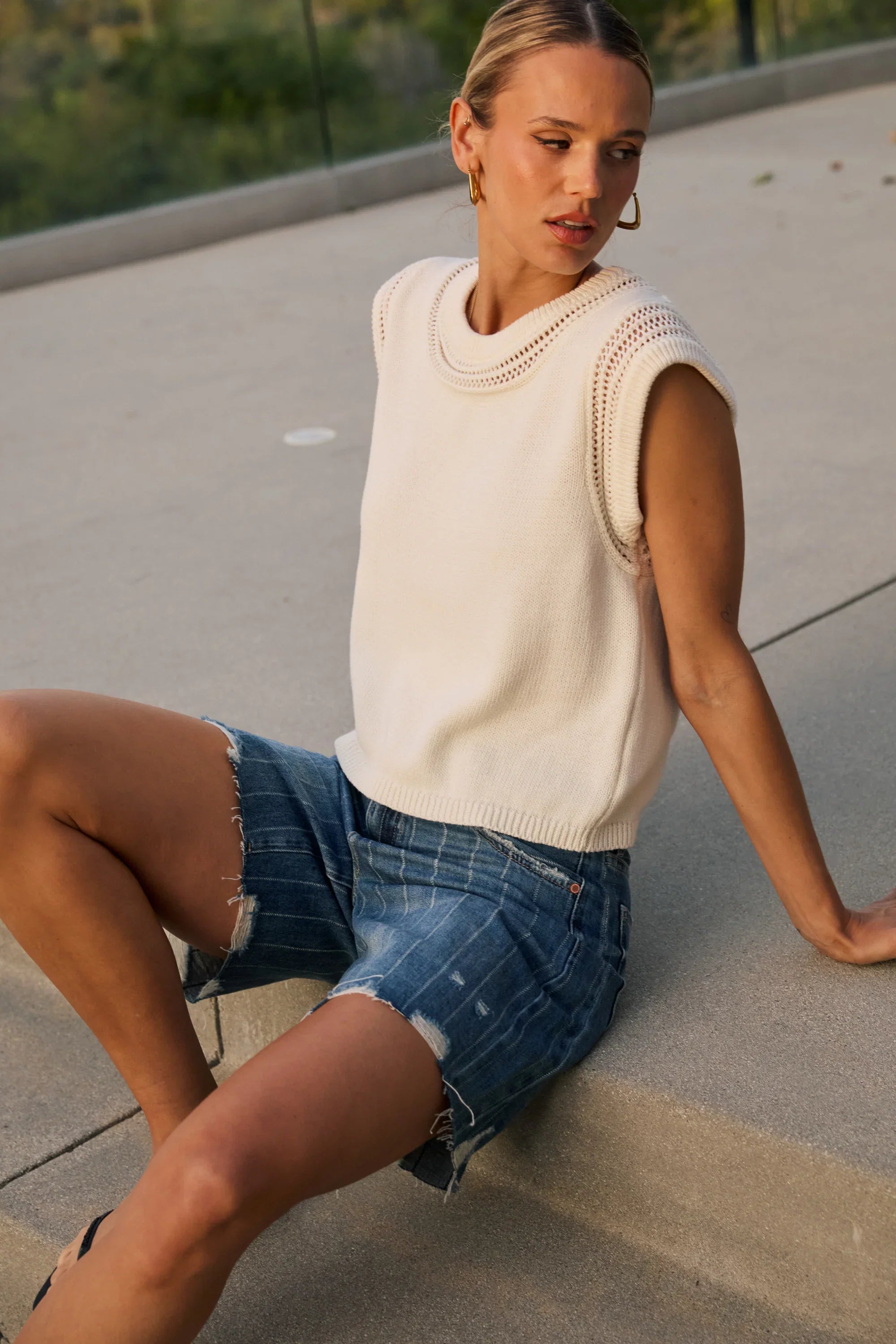 Quincy Denim Shorts