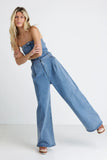 Wide Leg Denim Jumpsuit FINAL SALE
