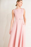 LIVING THE DREAM PINK MIDI DRESS