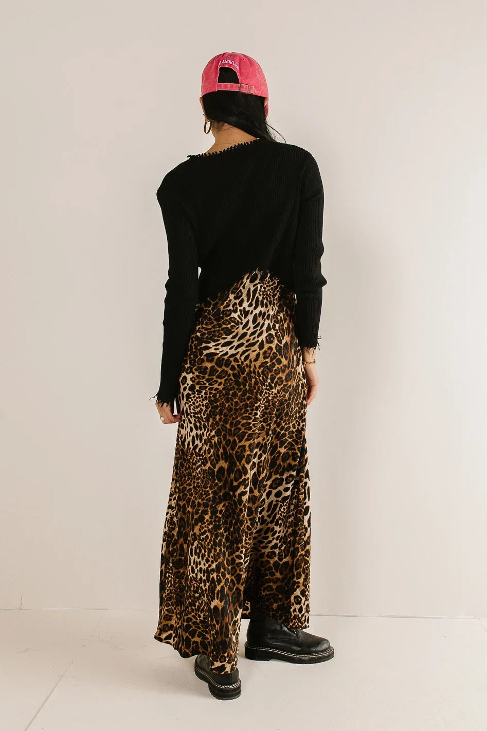 Farren Twofer Leopard Print Dress FINAL SALE