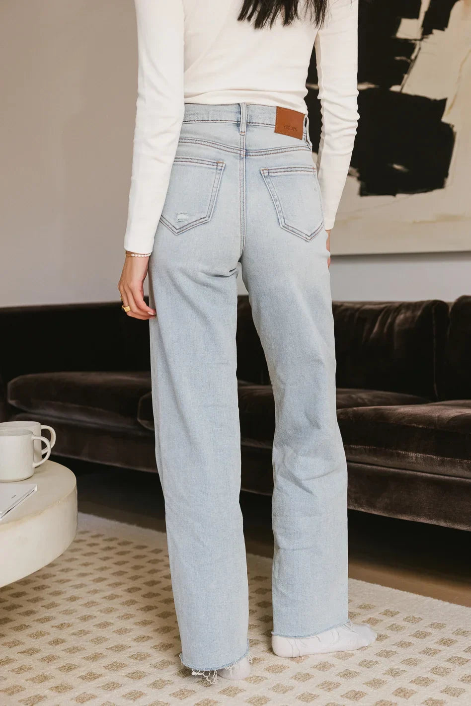 Riley Dad Jeans in Light Wash FINAL SALE