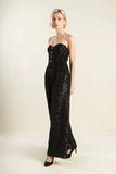 Sorelle Jumpsuit Black Sequin