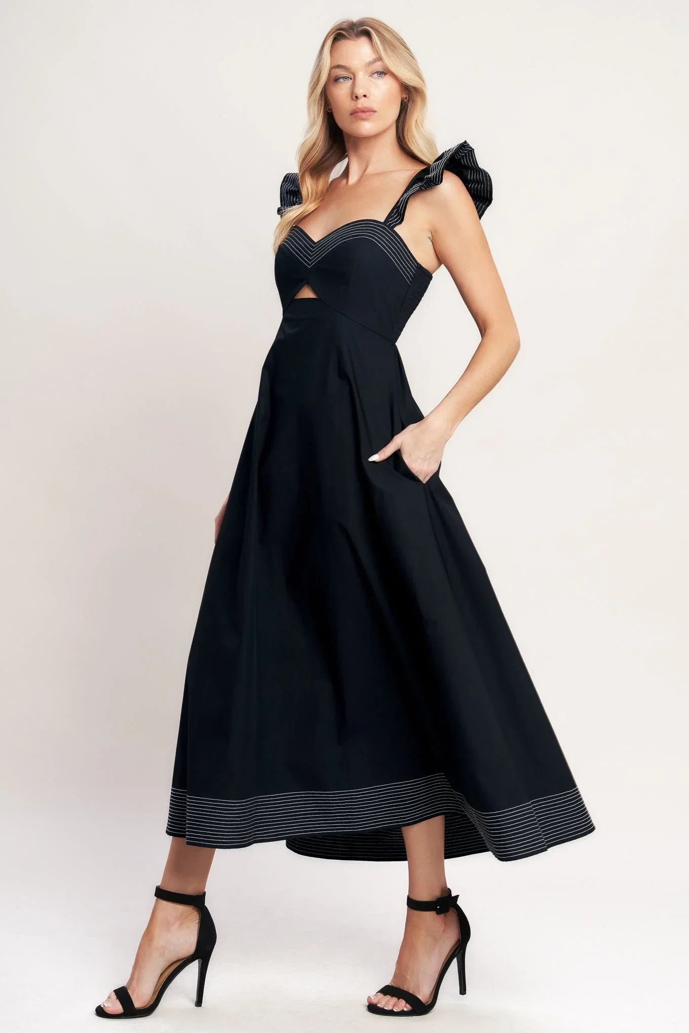 BEAUTIFULLY UNEXPECTED MIDI DRESS FINAL SALE