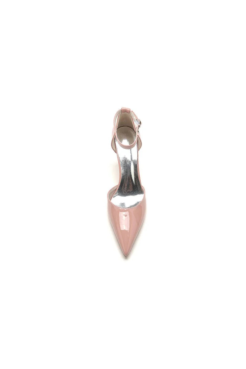 Pointed Toe High Heels with Ankle Strap
