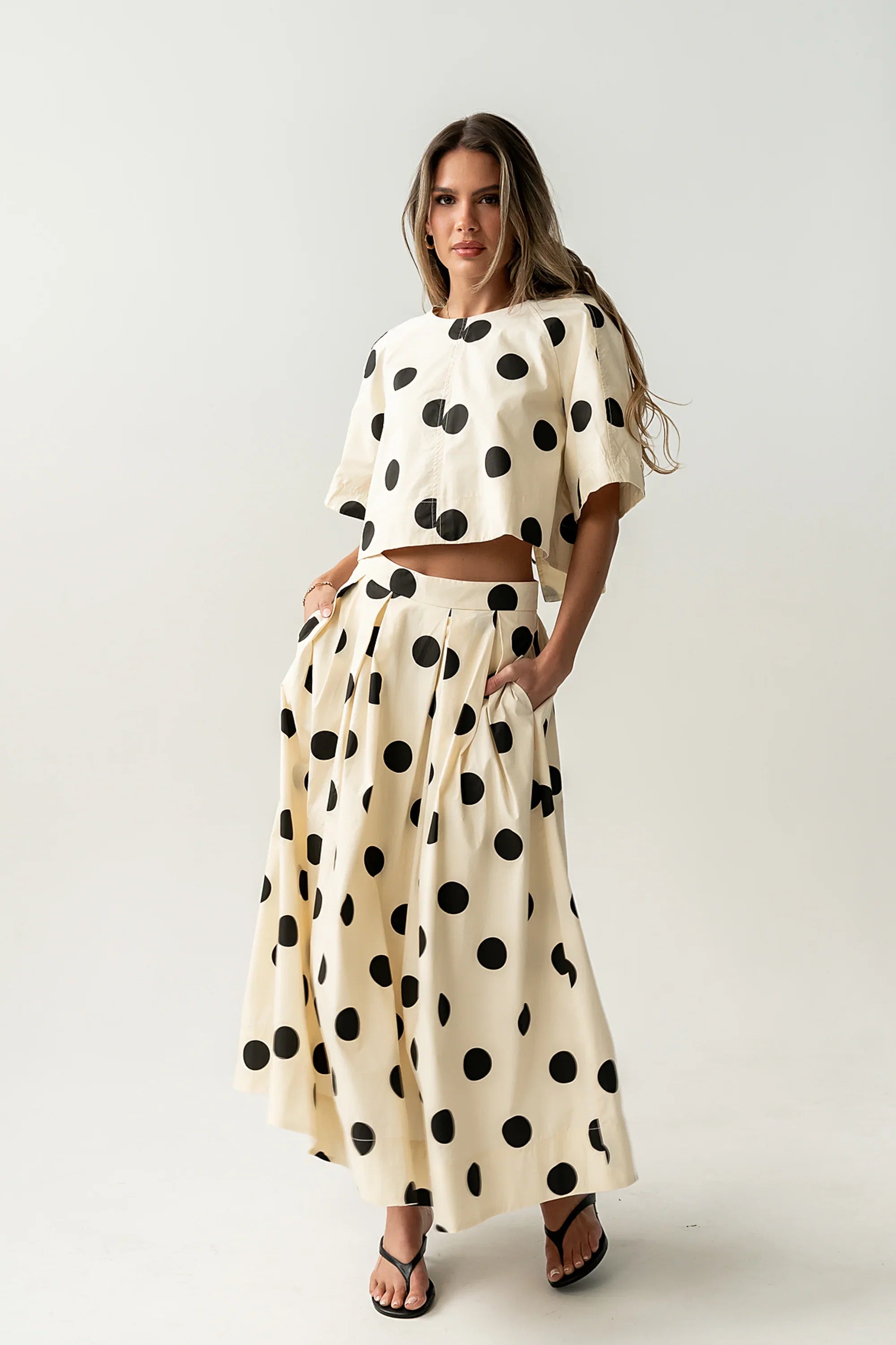 Jacklynn Polka Dot Blouse