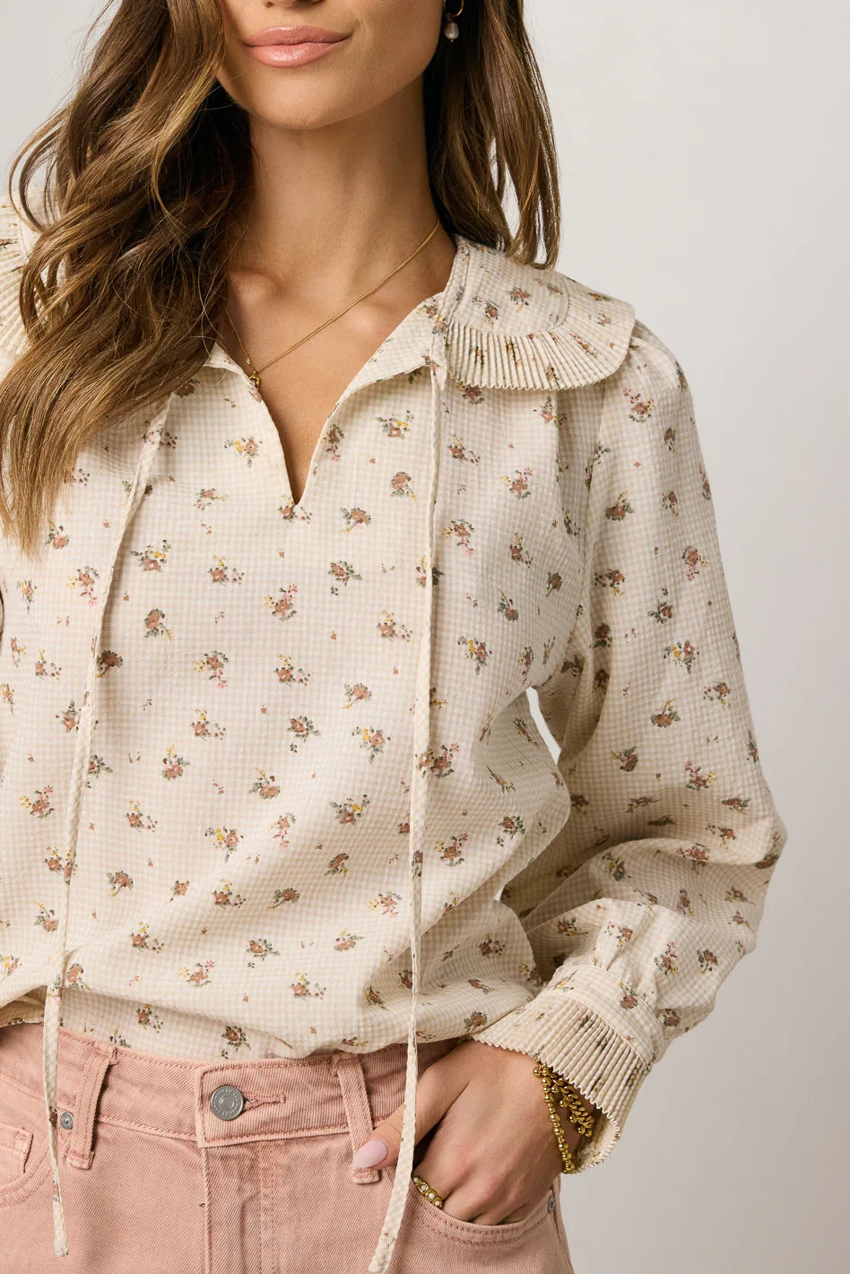 Destiny Ruffled Top FINAL SALE
