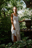 Raven Striped Midi Dress in Natural FINAL SALE