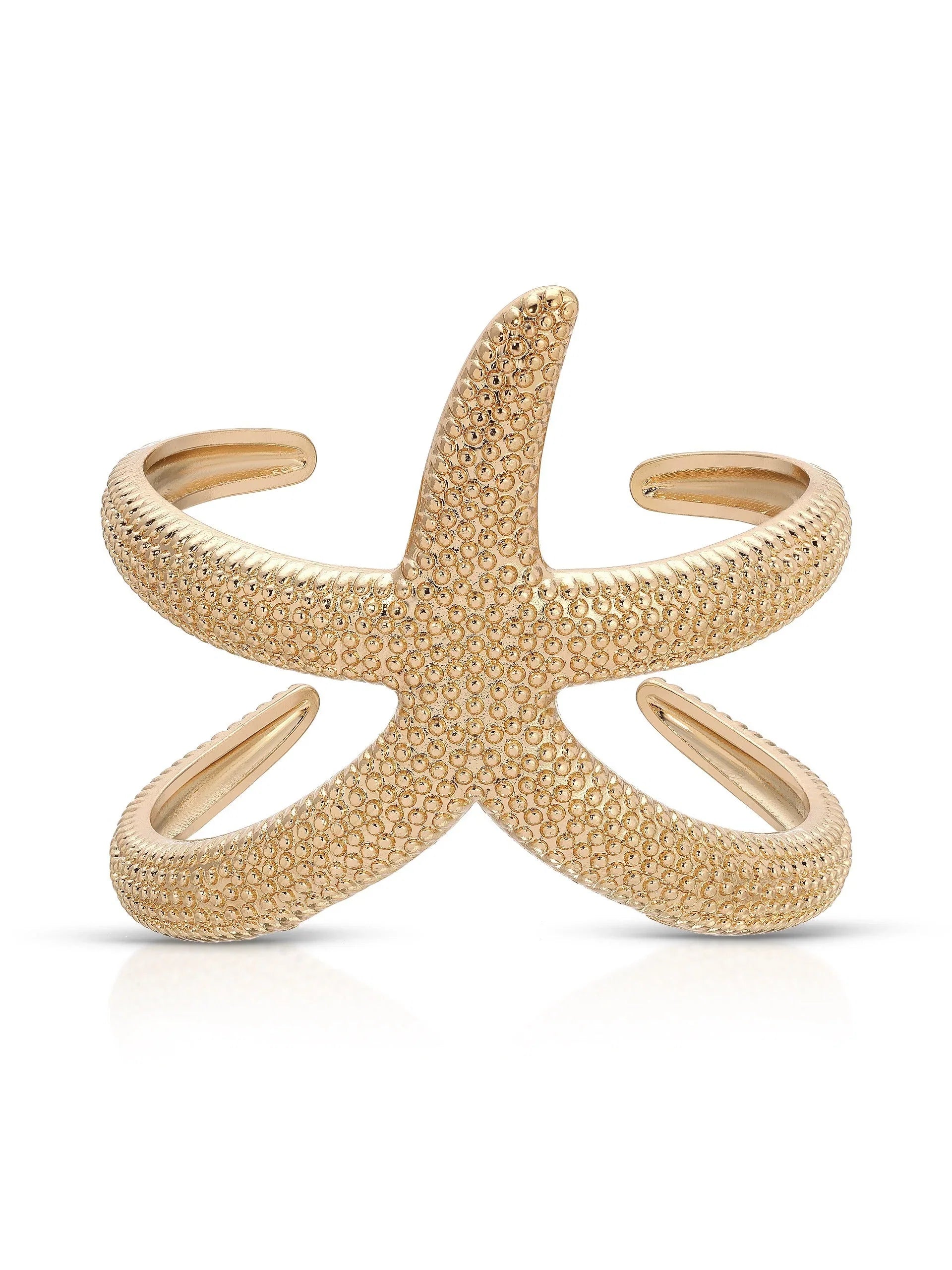 Starfish Hug Cuff Bracelet
