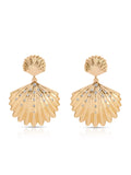 Sun drenched Shell Earrings